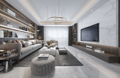 120平現(xiàn)代簡(jiǎn)約三居裝修實(shí)景賞析 玫瑰苑小區(qū)理想家的純粹與溫度